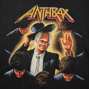 VTG‎ Anthrax 2000 Bee Line Across America Tour T-Shirt Men's XL Black All Sport
